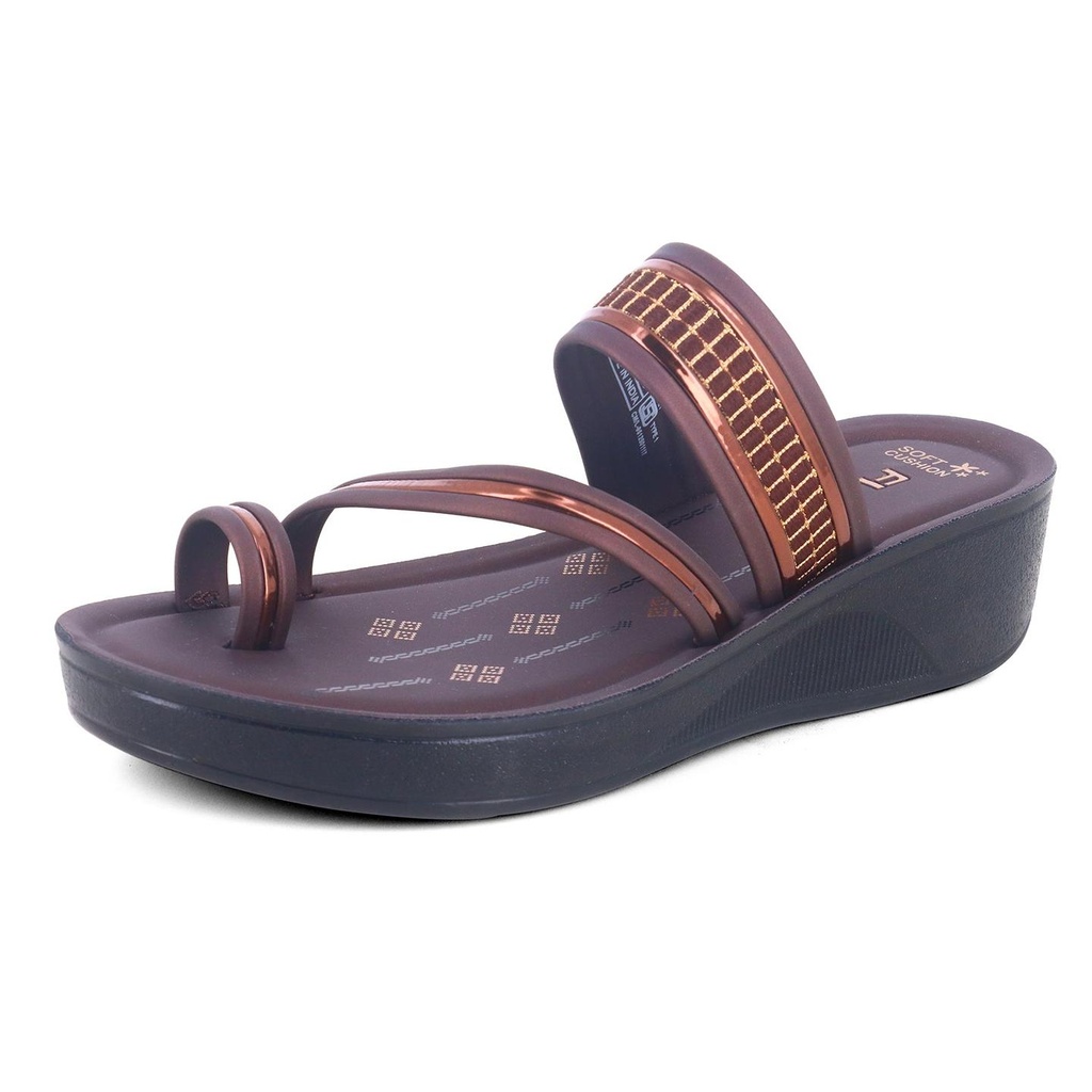 [A1PUL220L-BRBR0006] Slippers For Women PUL-220 (6)